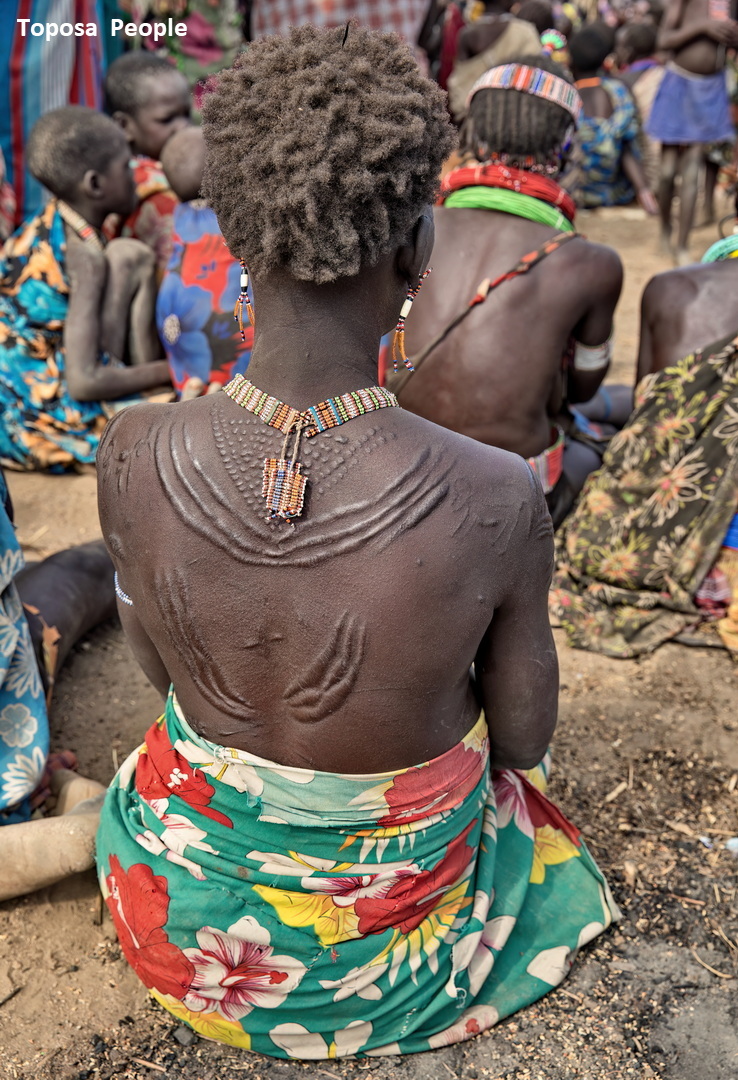 Toposa Scarifications