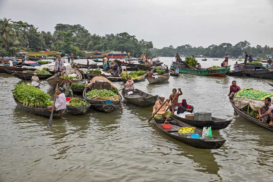 Floating Markets of Bangladesh