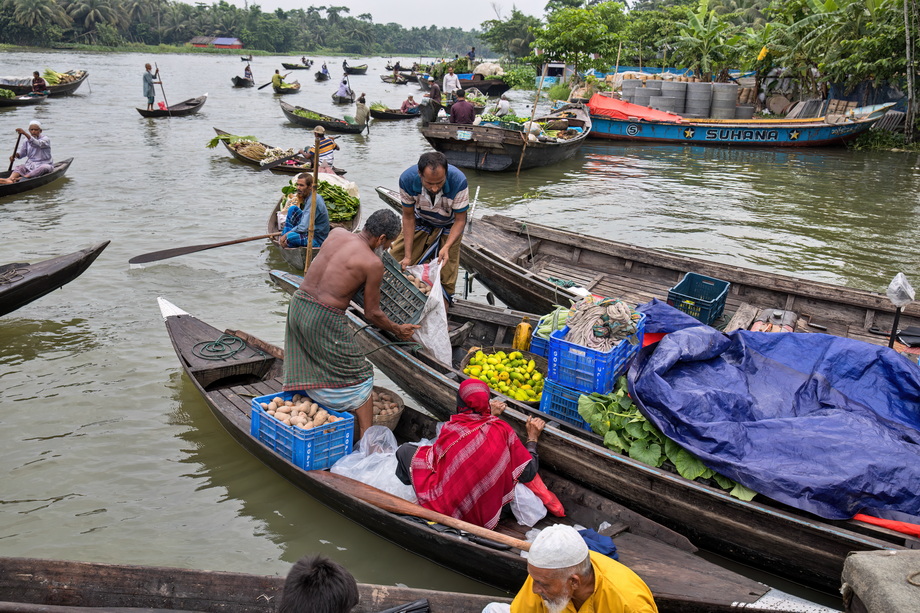 Floating Markets of Bangladesh