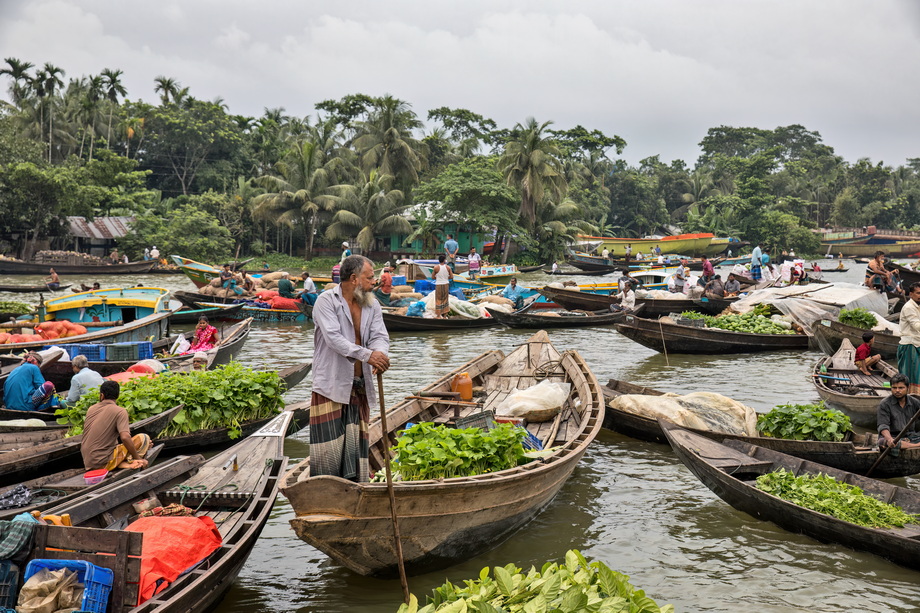Floating Markets of Bangladesh