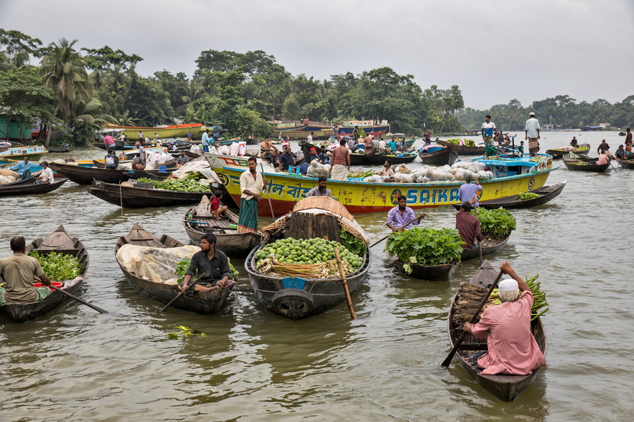 Floating Markets of Bangladesh