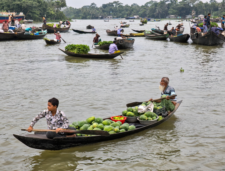 Floating Markets of Bangladesh