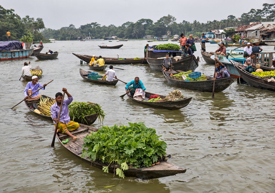 Floating Markets of Bangladesh