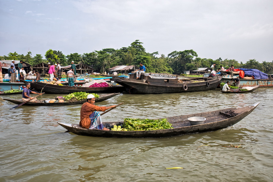 Floating Markets of Bangladesh